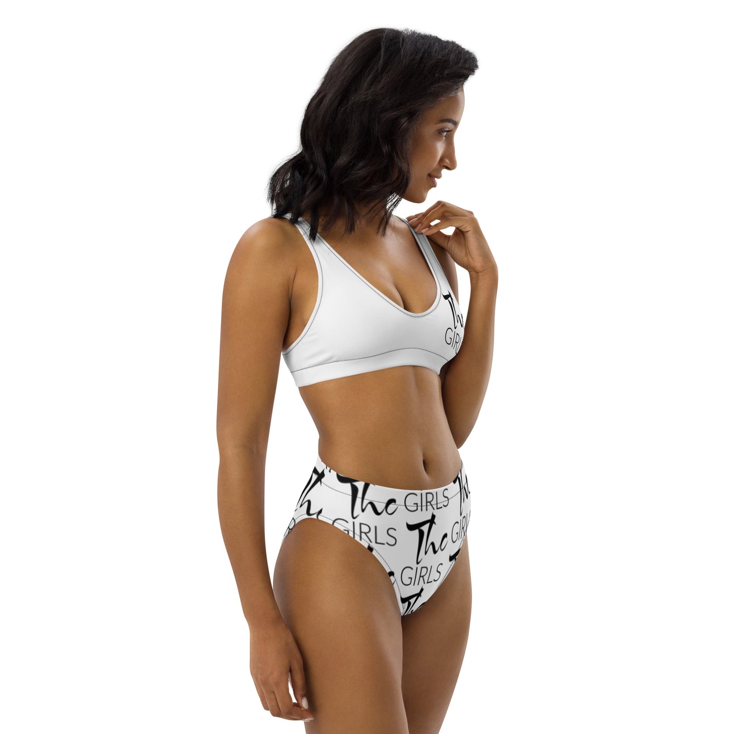 Recycled high-waisted bikini